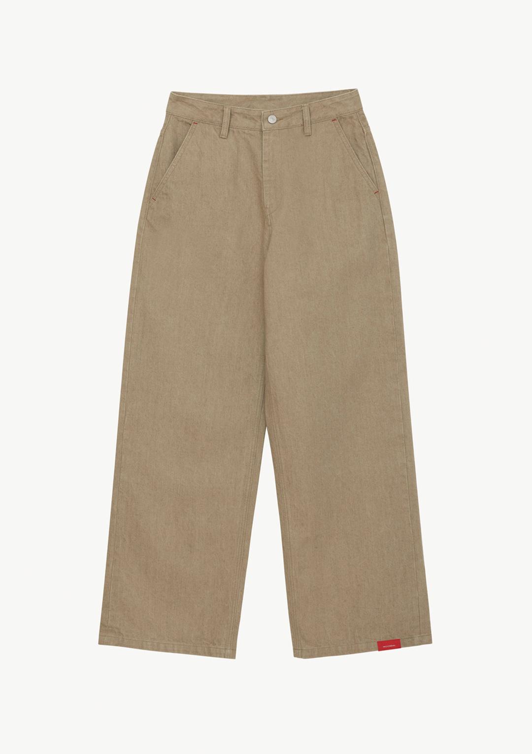 [Exclusive] Grain Selvedge Denim in Beige