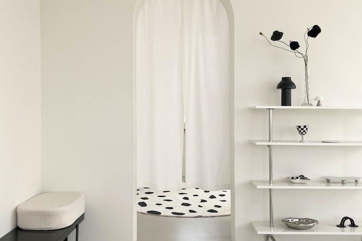 [맞춤]네이처 광목 가리개커튼 베란다 선반 방풍 2color