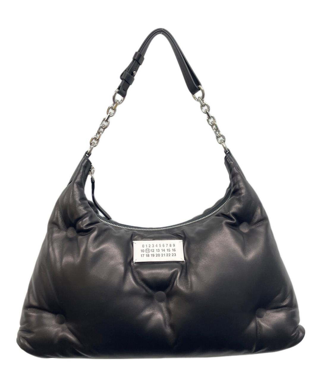 Maison Margiela (メゾンマルジェラ) グラムスラム ホーボー ミディアム チェーンショルダー バッグ ブラック サイズ:下記参照