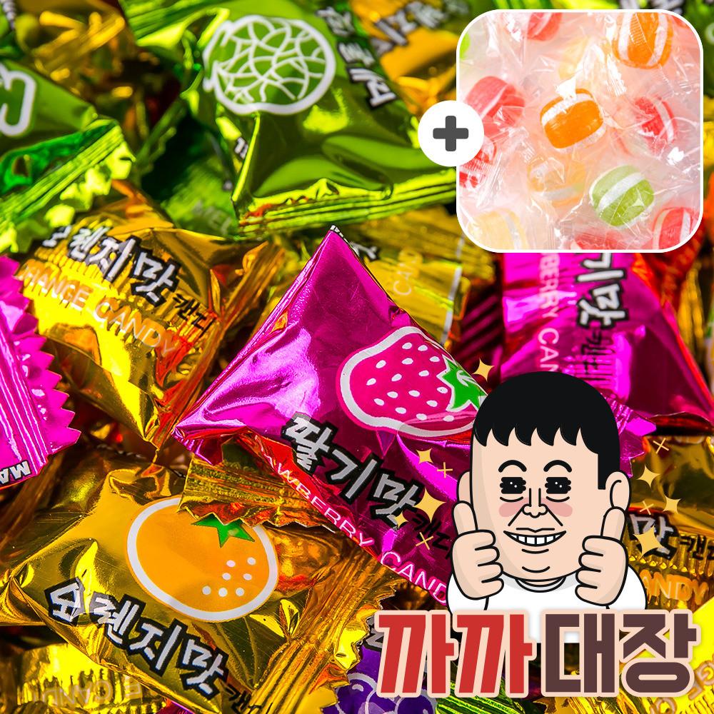 [파격도매가]대용량 업소용 종합과일사탕 4kg 외 90종 벌크캔디 할로윈데이 간식 [원산지:상세설명에 표시]