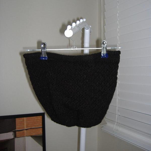 Roll-up Knit Beanie (Black)