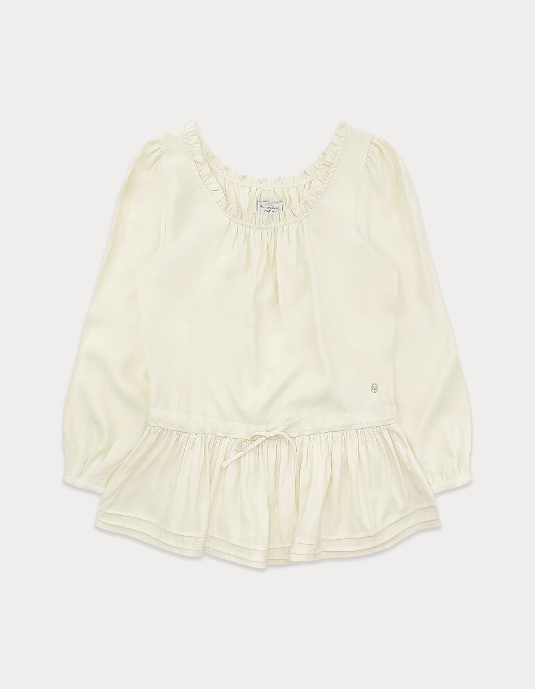 [Preview] Adel Frill Blouse - Cream