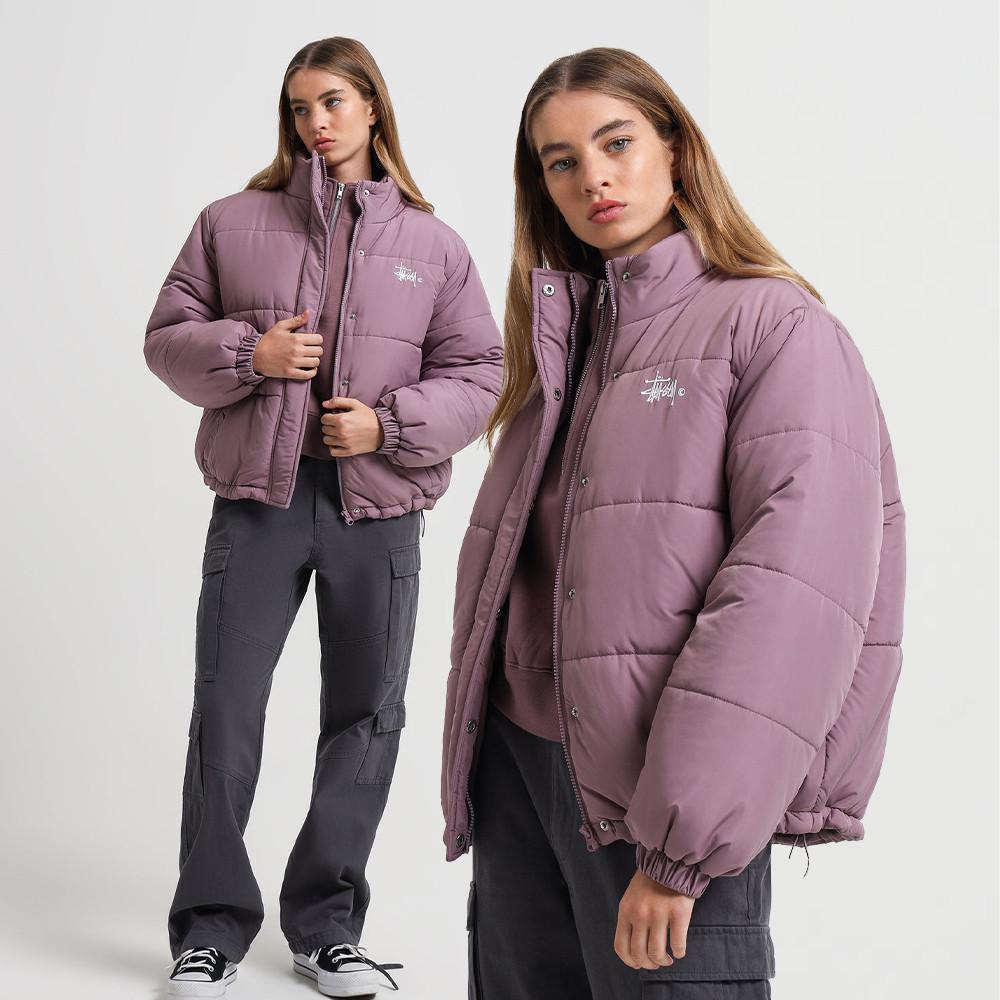 스투시 그래피티 푸퍼 여성 자켓 패딩 점퍼 로즈