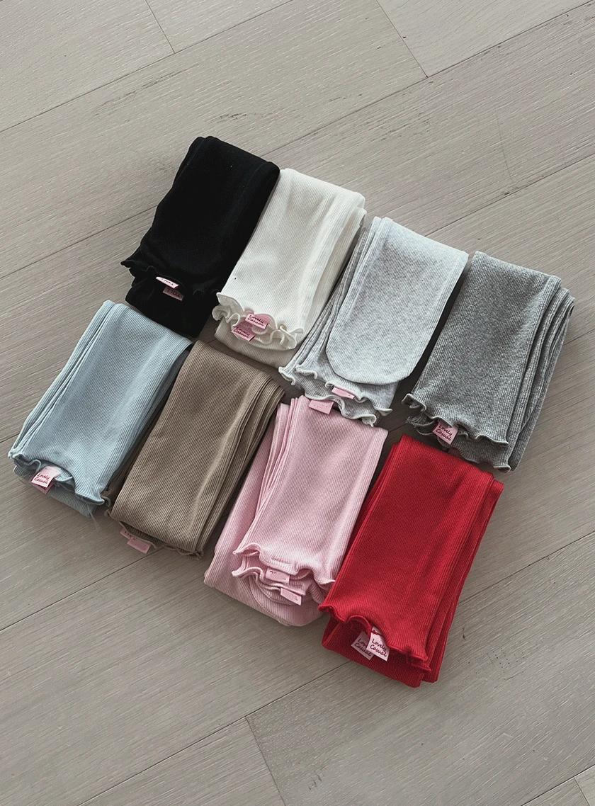 [3켤레 이상 주문가능] 골지 라라 니삭스