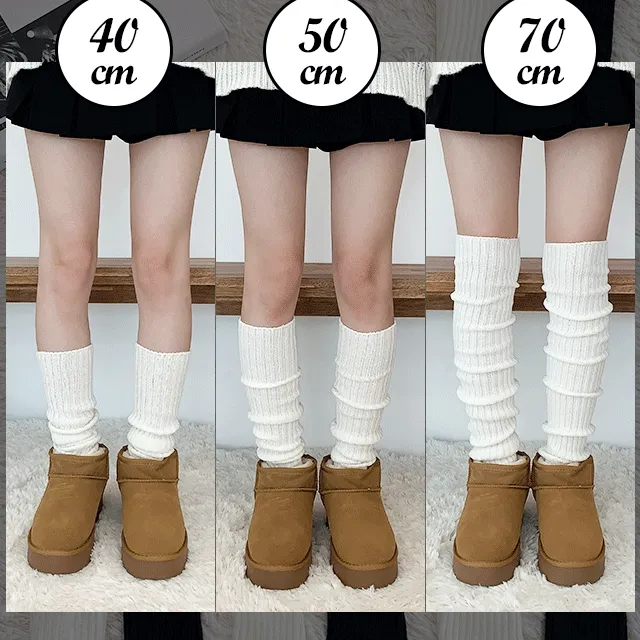 [1+1할인💙] [3사이즈] 로즈린 골지 레그워머 (23SO011)