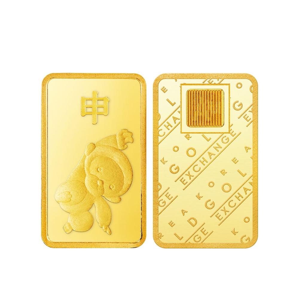 한국금거래소 원숭이 골드바 3.75g