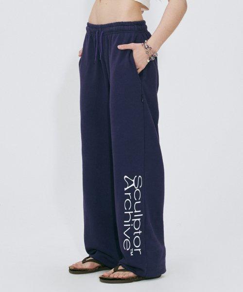 Archive Logo Jogger Pants D.Purple