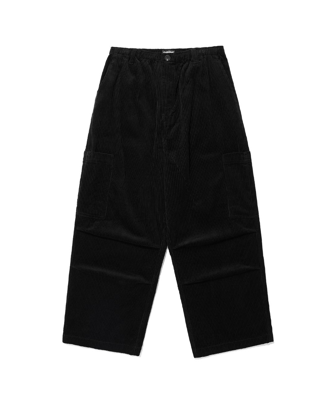 CORDUROY PARACHUTE PANTS[BLACK]
