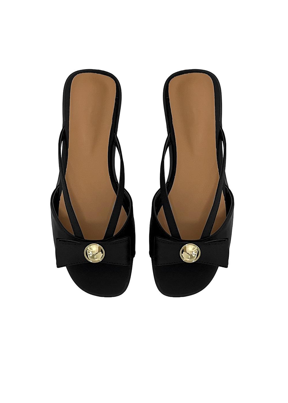 no.114  black cecil slides