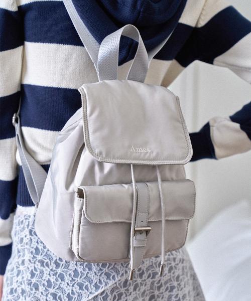 BASIC LOGO BACKPACK SILVER