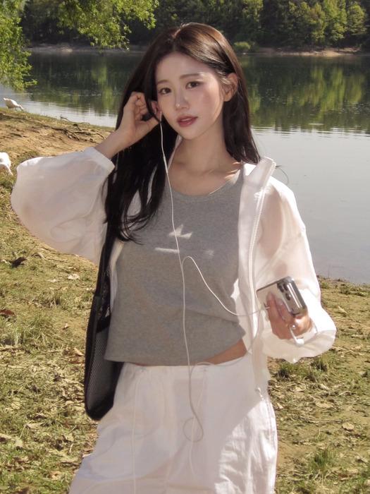 [투플리 PICK]브런즈 텐셀 시어 바람막이 점퍼_F6H296JP