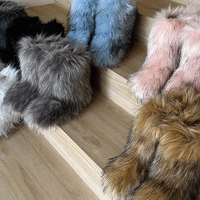 [주문폭주/여유주문] 테디믹스퍼부츠 어그부츠 털부츠 겨울부츠 방한부츠 베어부츠 페이크퍼부츠