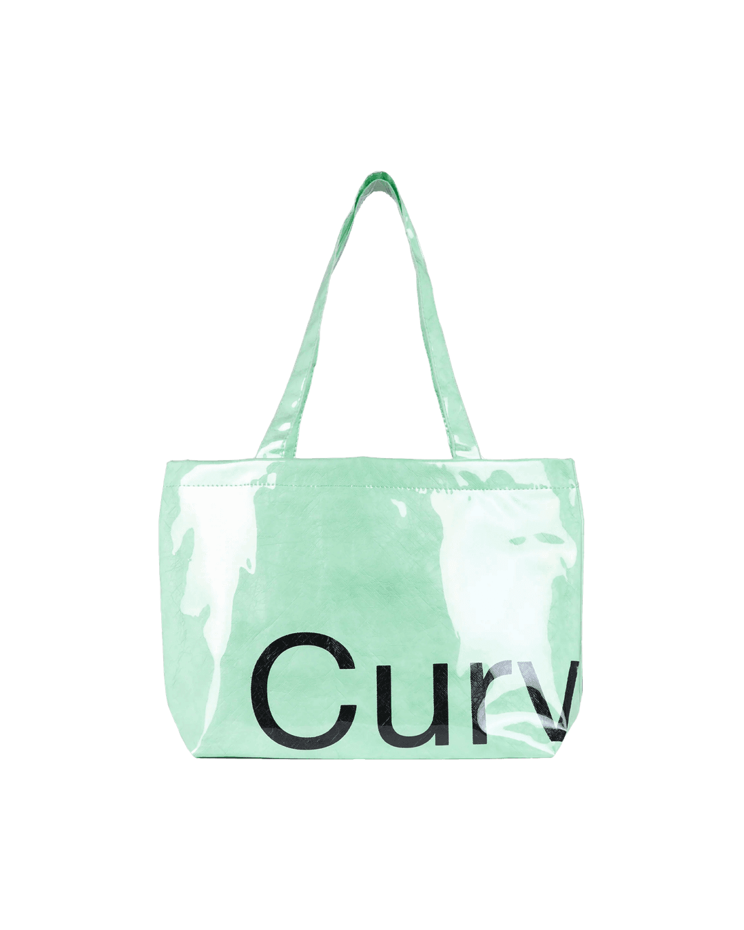 Small Mint Curves Tyvek Tote