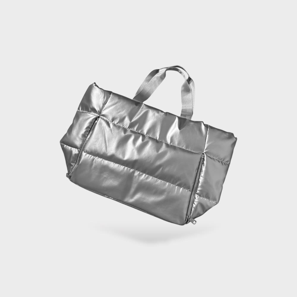 패딩 숄더 투웨이 빅백 2color 크로스백 빅백 보부상 스트릿 댄스 운동가방