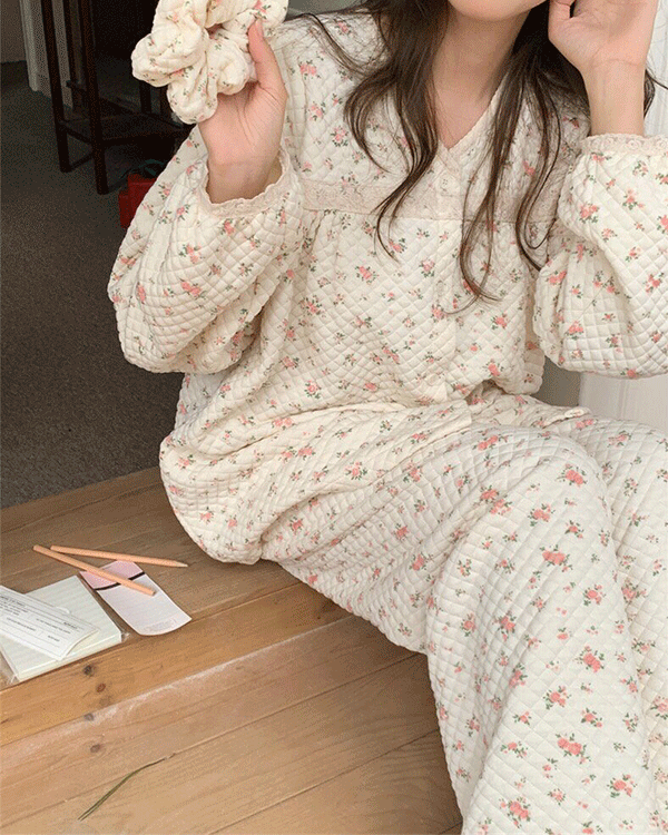 베키 누빔 홈웨어 상하 SET