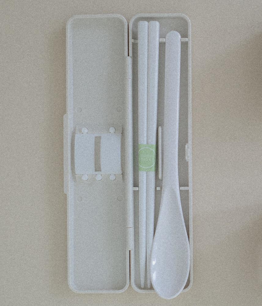 [미구소상점]  3rd restock ! シングルせたい  일인가구 - antibacterial spoon & chopsticks / dull gray