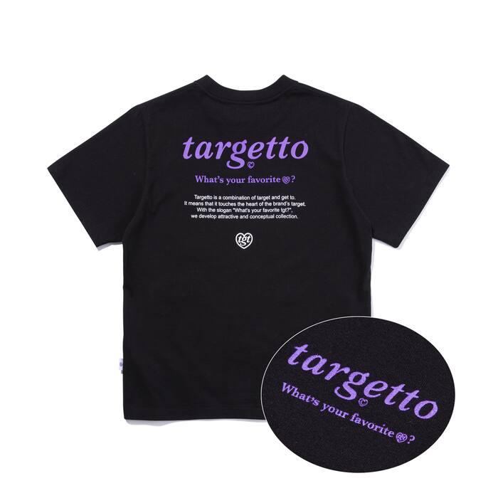 BACK PRINTING LOGO TEE SHIRT_BLACK