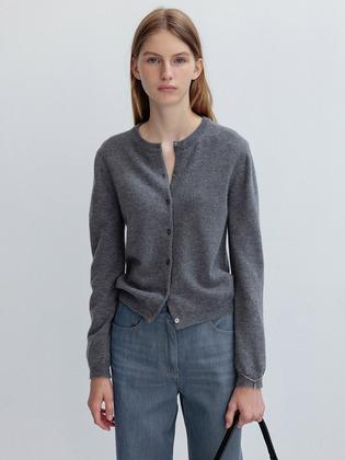 Wool 100% Round Knit Cardigan KK3AD3190_12