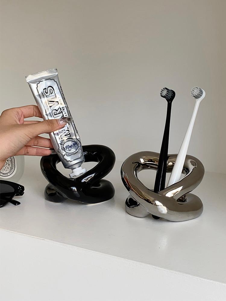 Heart Ceramic Toothbrush Rack 도자기 러블리 칫솔통 랙