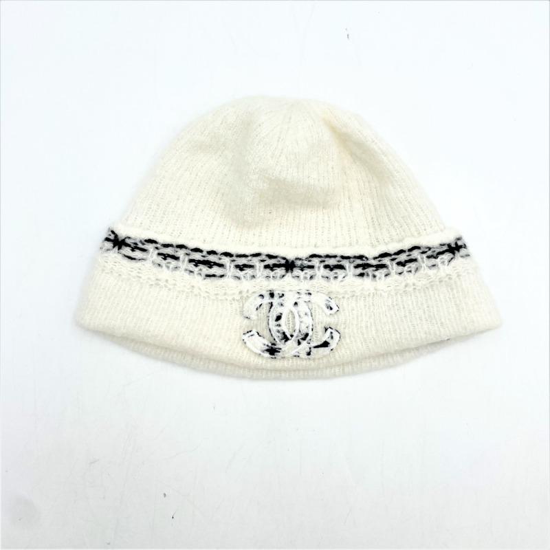샤넬 캐시미어 CC 비니 햇 AA9323