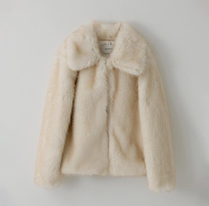 [얼리버드]ECO SOFT FUR JACKET_IVORY
