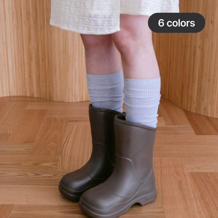 light rib high socks (6colors)