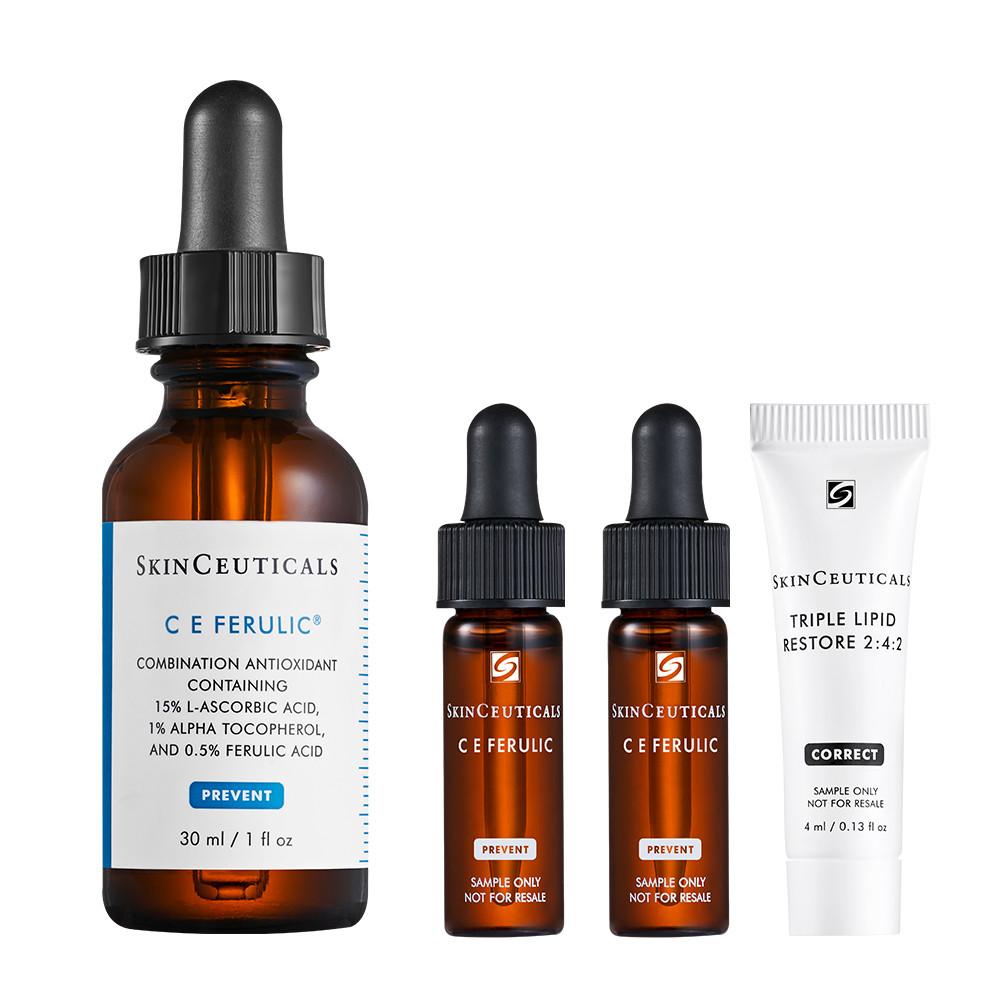 [공식몰] C E 페룰릭 세트/항산화 안티에이징 앰플(+항산화 안티에이징 앰플 & 크림 3종키트)