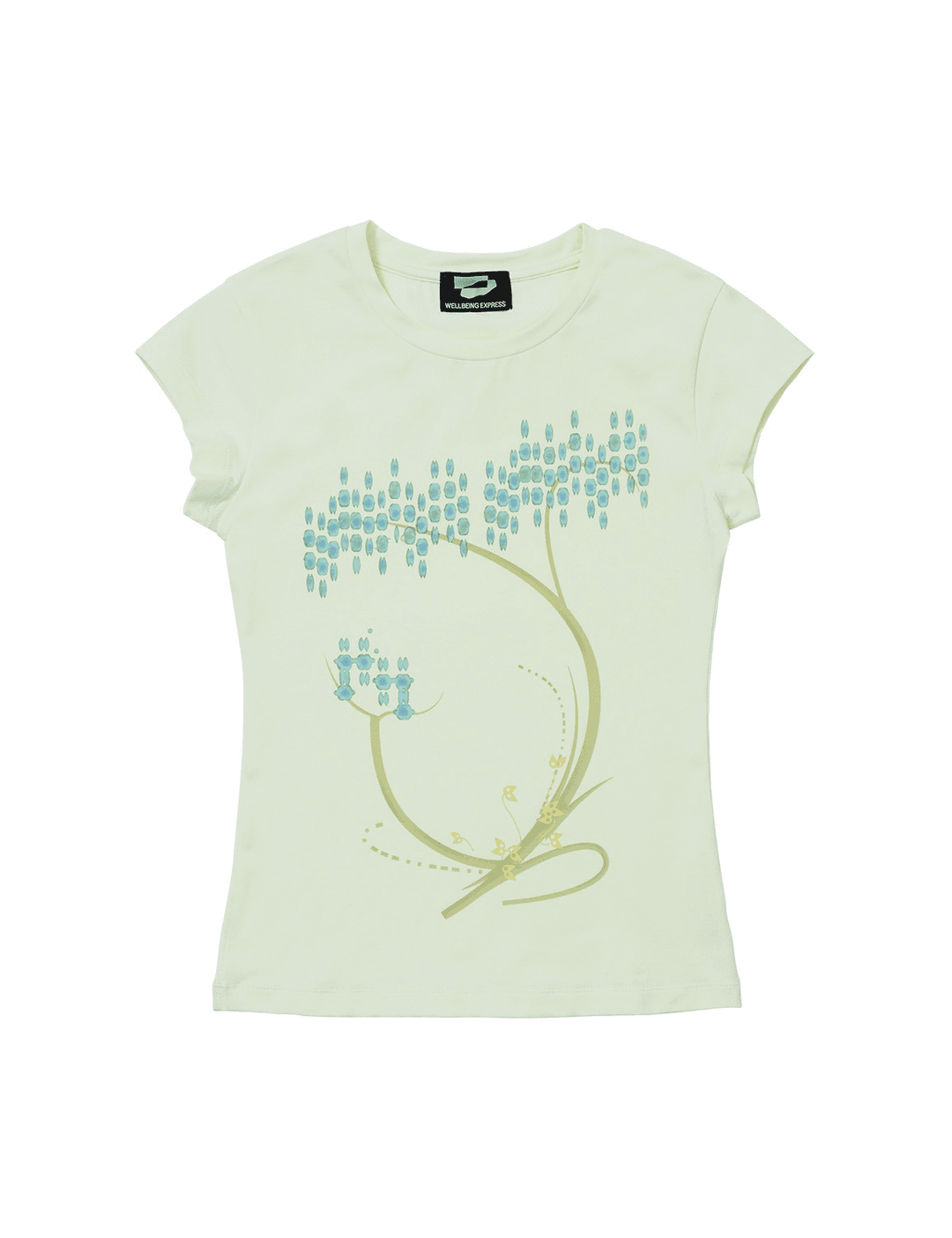 Bubble Tree Half Sleeve Light Green