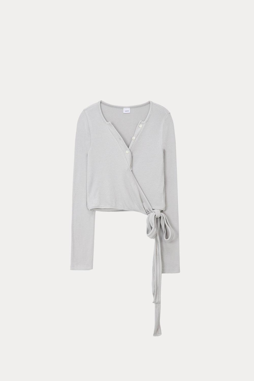 Senne Wrap Top_grey