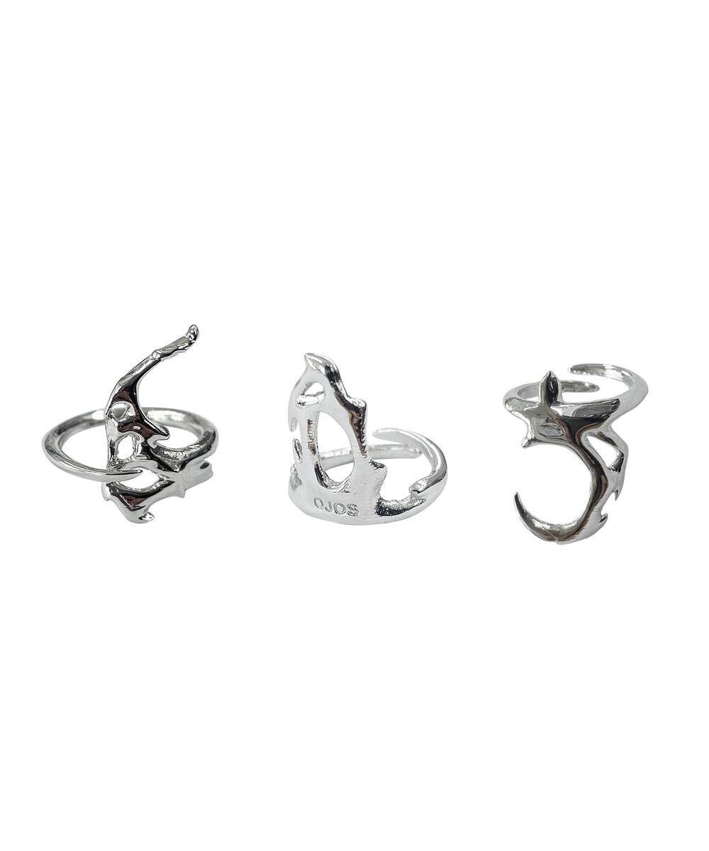 Stream Nail Ring (SET) / Silver