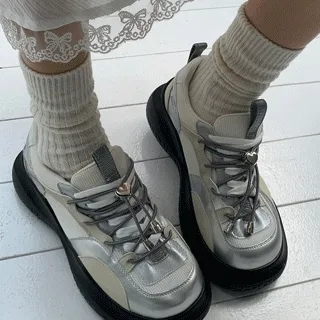 [RK2971] 링트 플랫폼 스니커즈 5.5cm