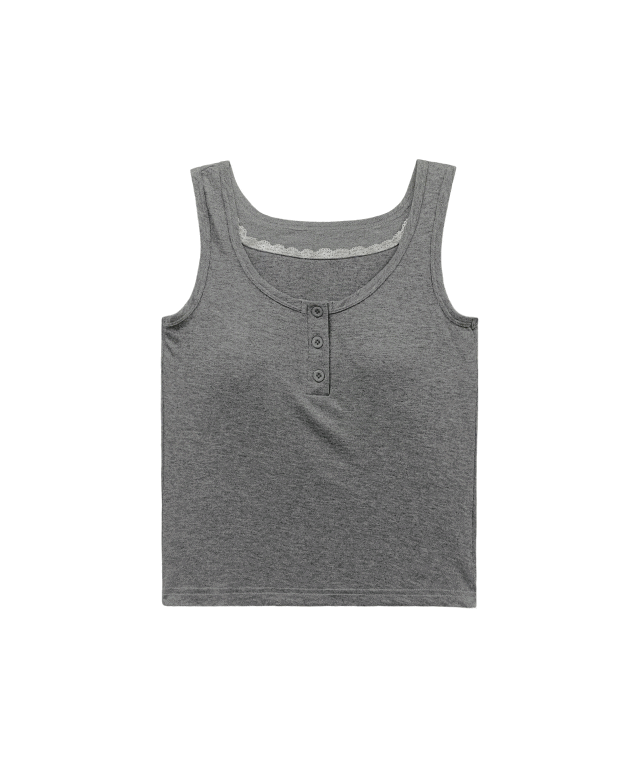 dewey pajama set - charcoal