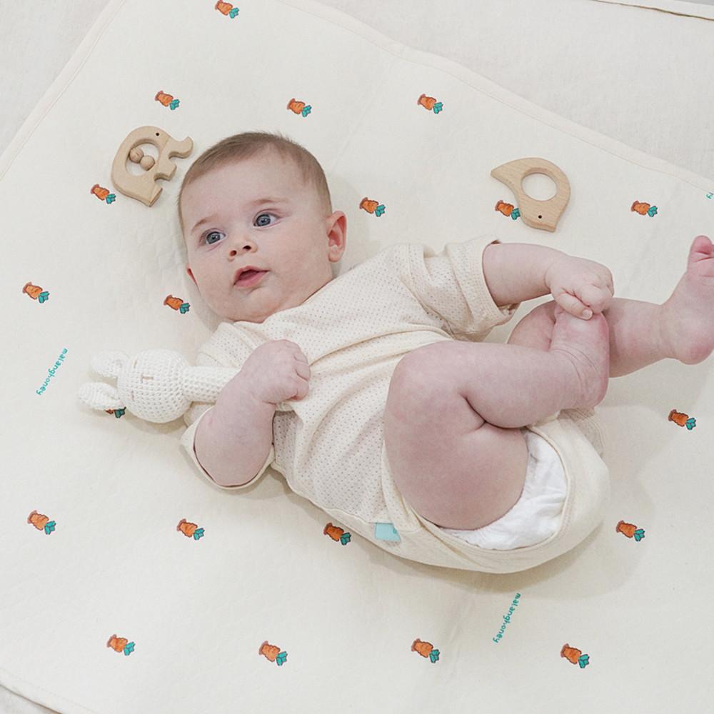 말랑하니 논슬립 방수매트 신생아방수요 아기방수패드 침대패드