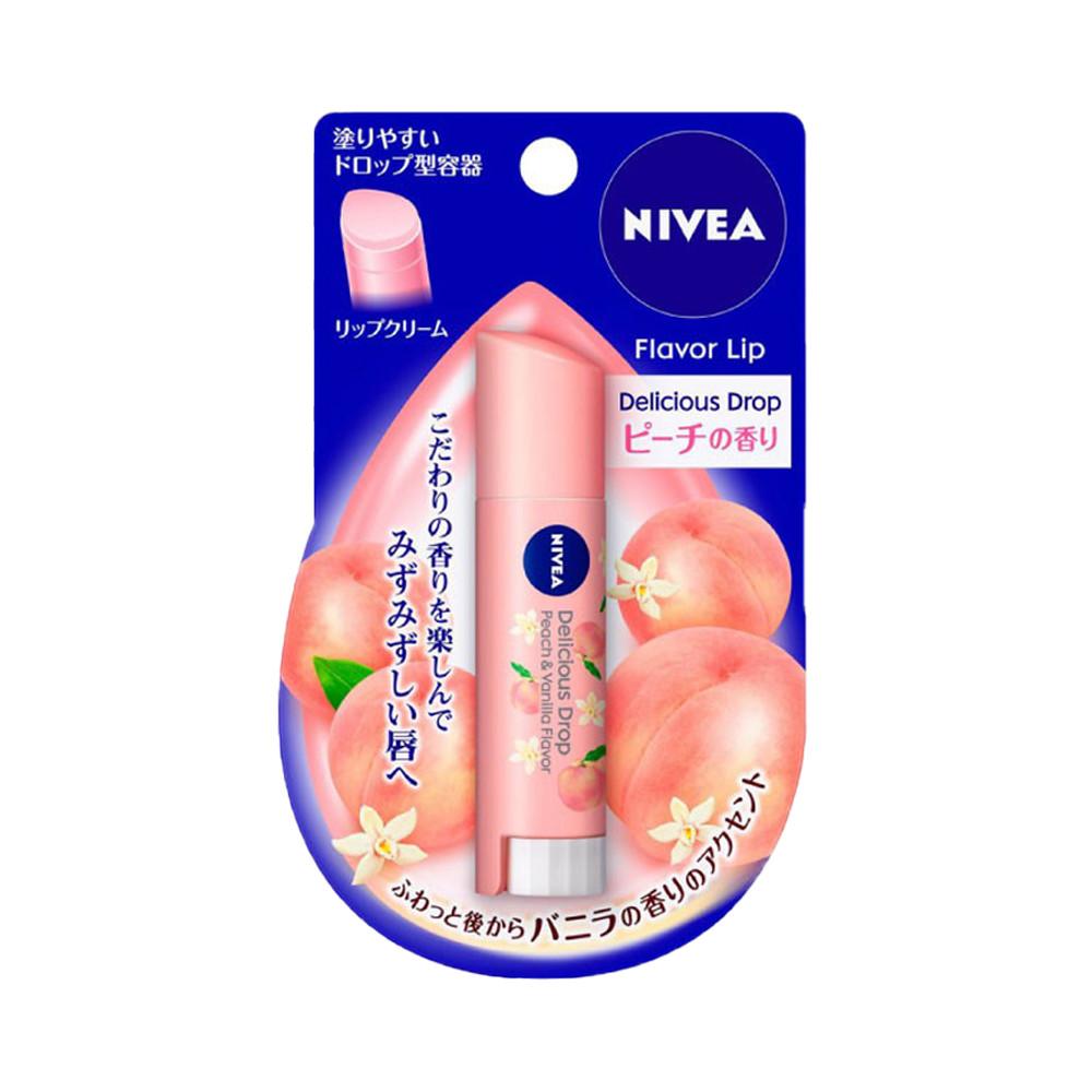 니베아 복숭아 립밤 일본 직수입 한정판 정품