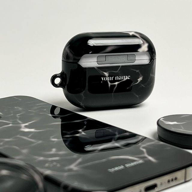(이니셜 각인) Blur 03 에어팟 에어팟 프로 하드 케이스