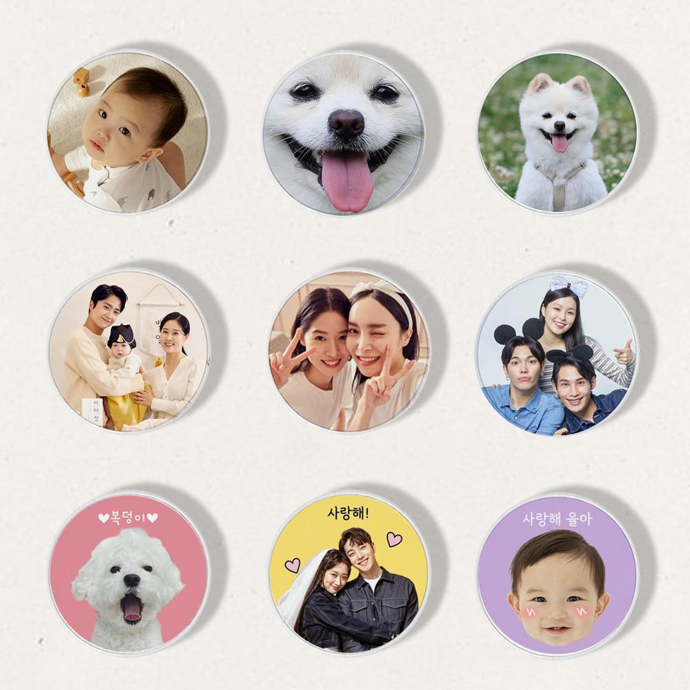 스마트톡 제작 그립 톡홀더 사진 커스텀 핸드폰 거치