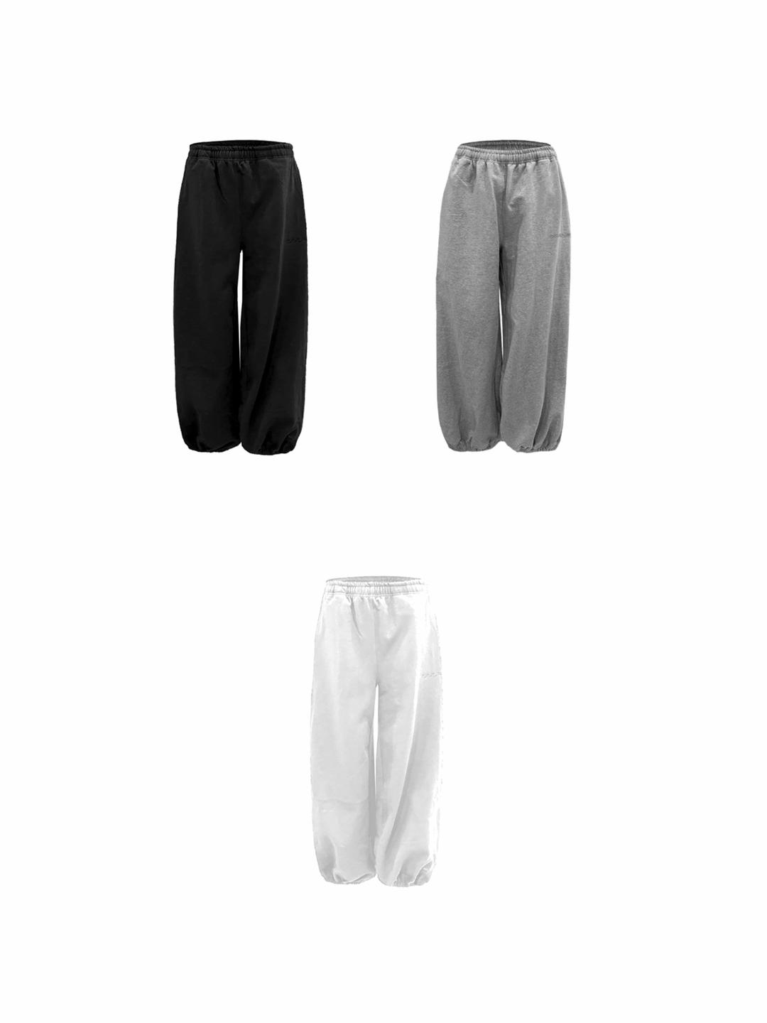 (기모ver) Molly wide jogger in basic
