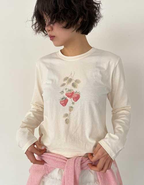strawberry tee (2colors)
