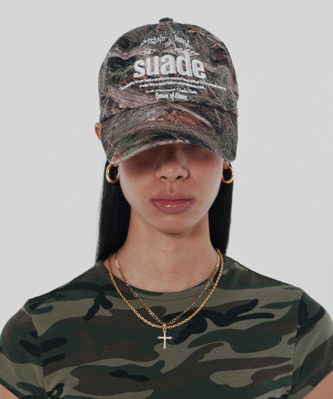 MIXED LOGO BALL CAP [TREE CAMO]