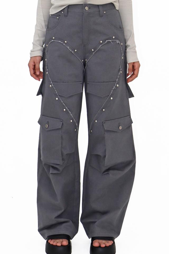 닙그너스 .heart cargo pants white — .nibgnus - 위시버킷