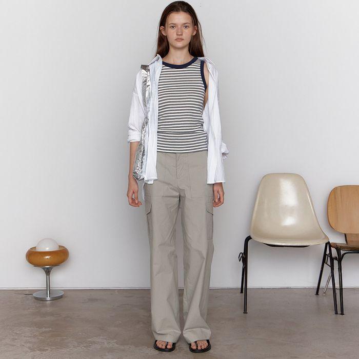 [S size 5/19 순차 발송] 2nd / 25 useful cargo pants - light khaki