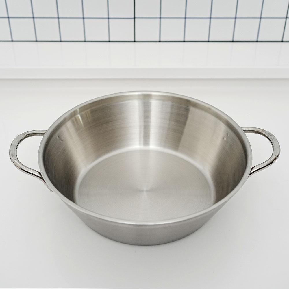 진성울트라 스텐냄비 통3중 인덕션용냄비 전골 24m