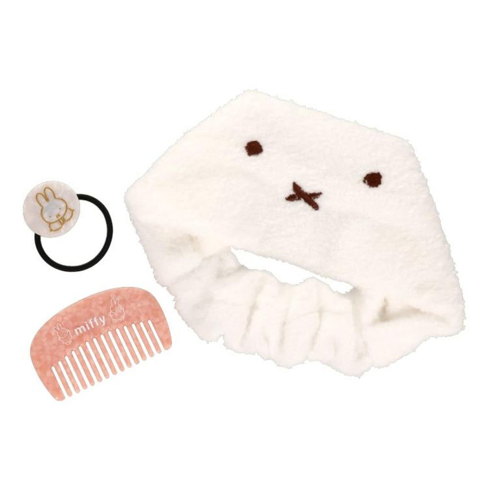 미피 세안 세트 헤어 밴드 빗 샤워세트 세수세트 miffy 미피 굿즈 미피