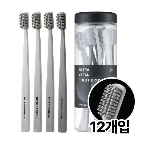 울트라클린 깨끗한 치석케어 칫솔 12개입 (스파이럴모)