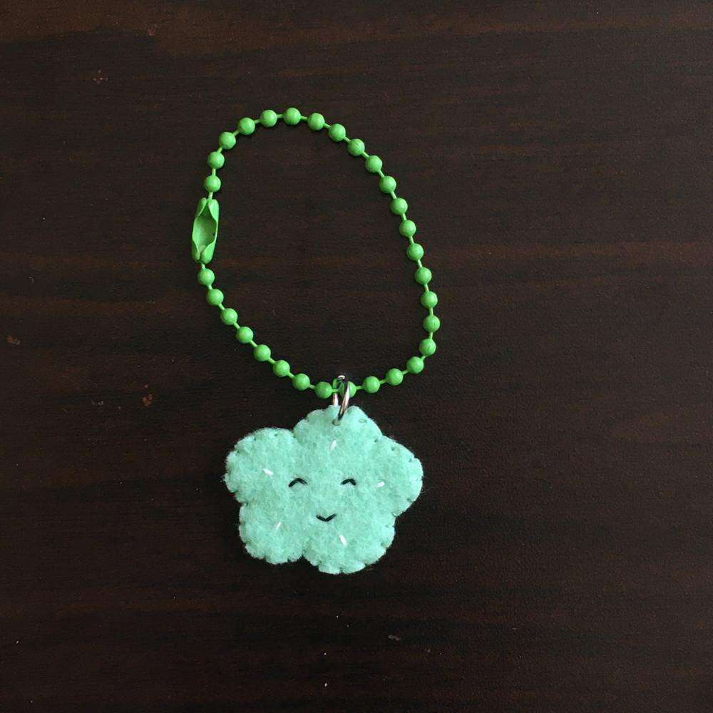 클로버 미니 키링