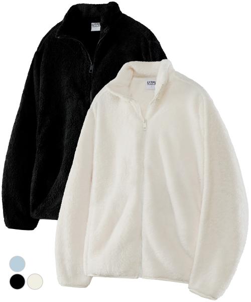 소프트 베이직 퍼 플리스 집업 자켓 3color