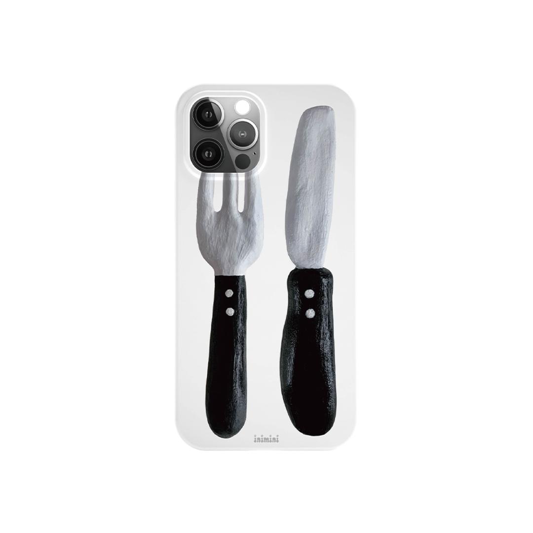 Black cutlery case