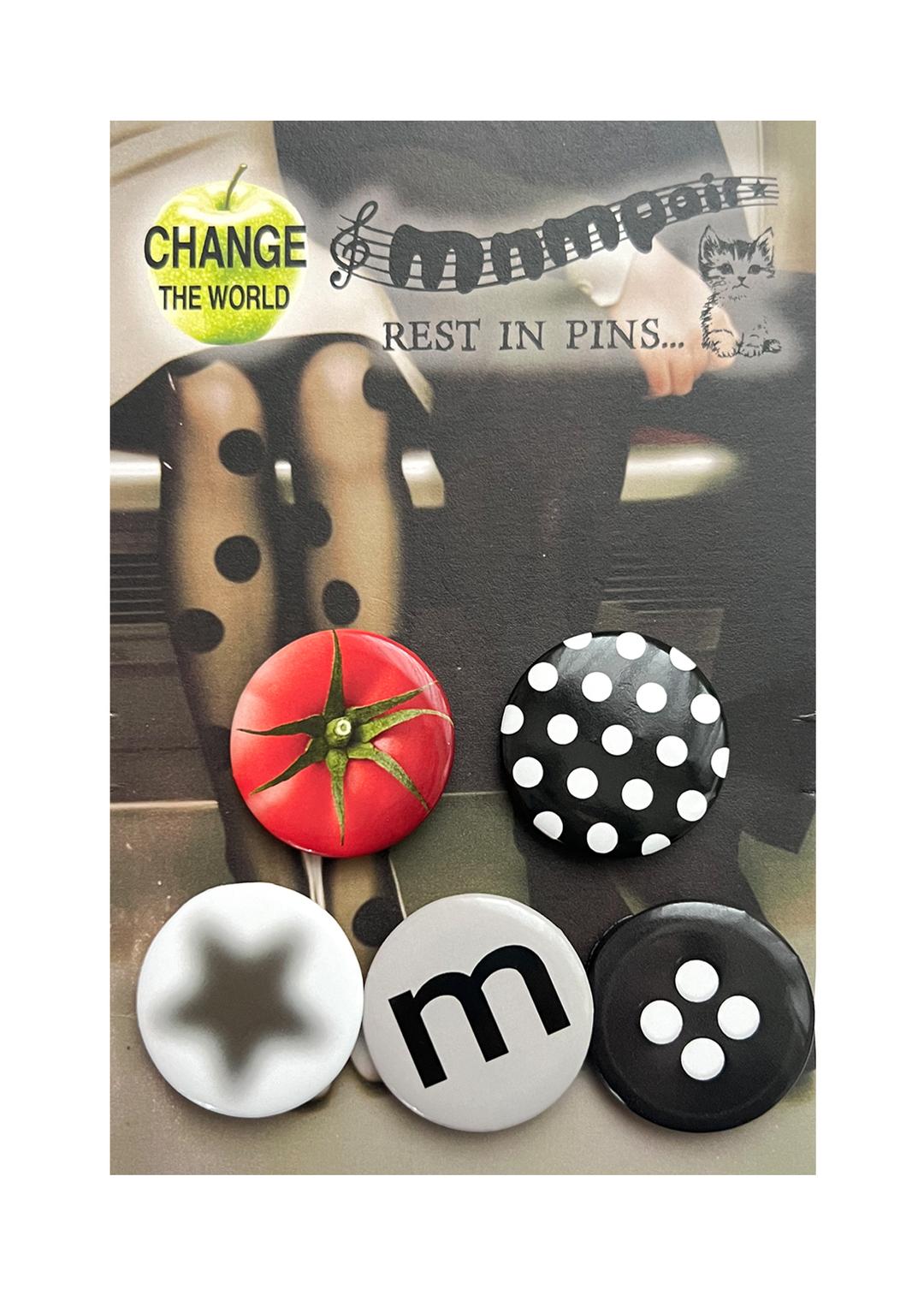 PIN BOTTON * POLKA DOT
