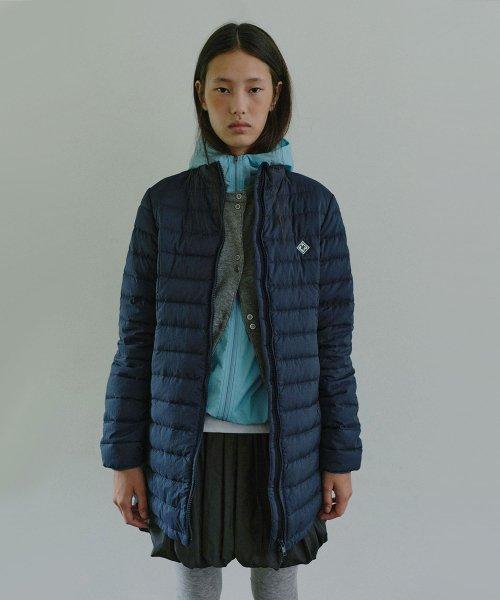 에이라인 라이트웨이트 페디드 점퍼 _ 네이비