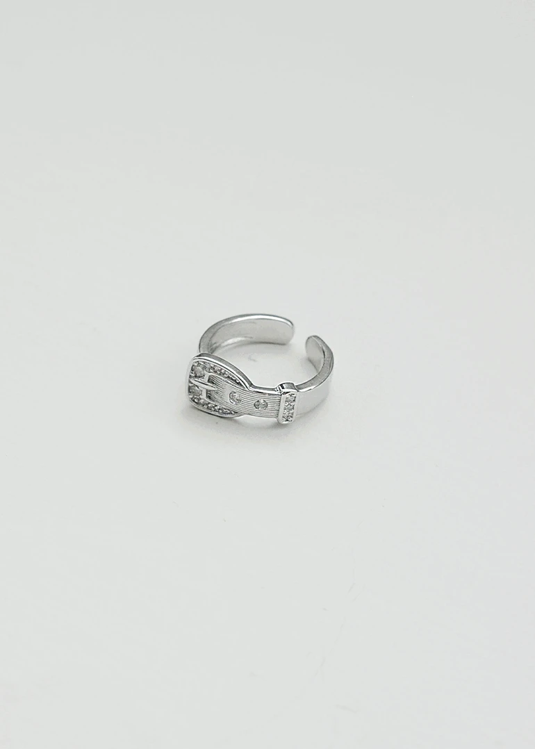 cubic belt ring | 큐빅 벨트 반지